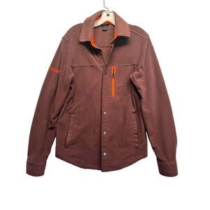 Marker Vintage Protective Snow Apparel Men's Snap Front Thermal Shirt‎ Size S